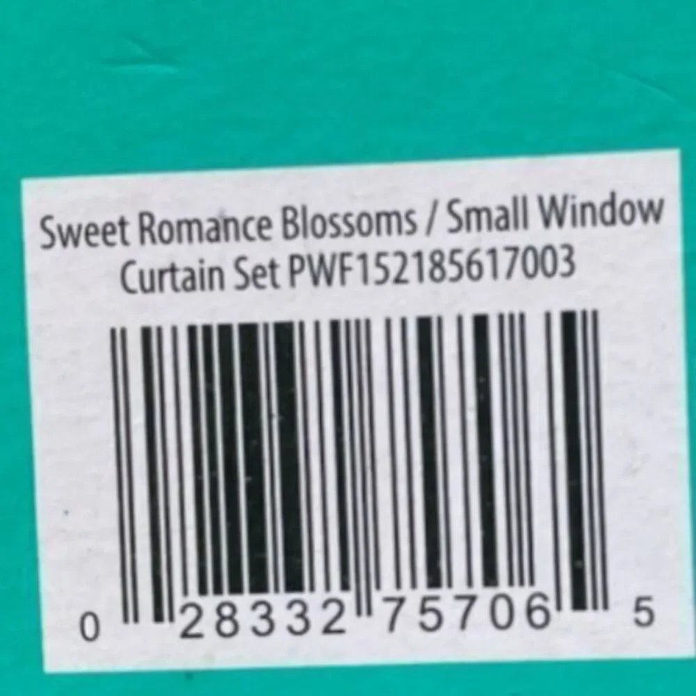 The‎ Pioneer Woman Sweet Romance Blossoms, Small Window 3 piece Curtain Set New!